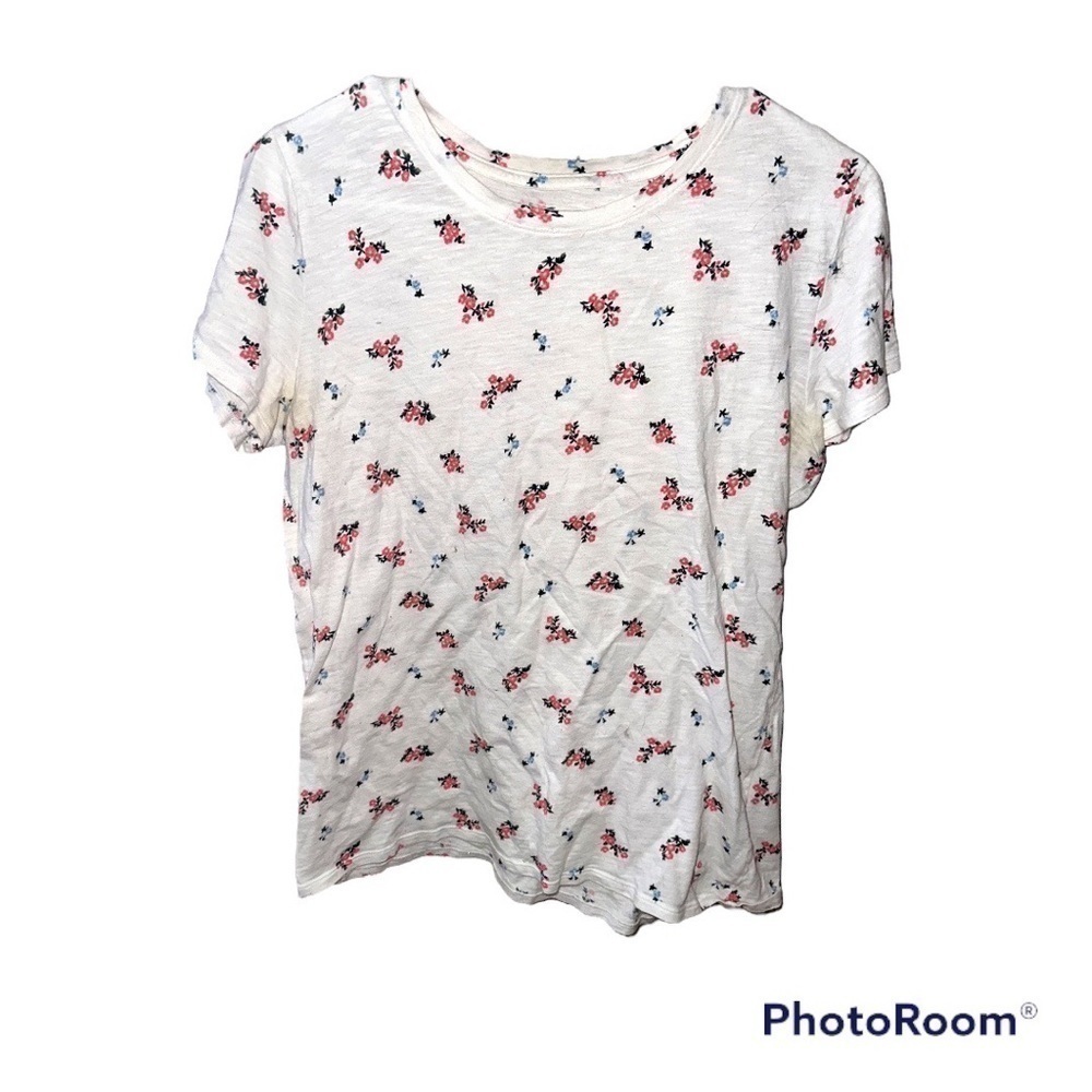 PINK VICTORIA'S SECRET Floral Short Sleeve Tee - Picture 3 of 6